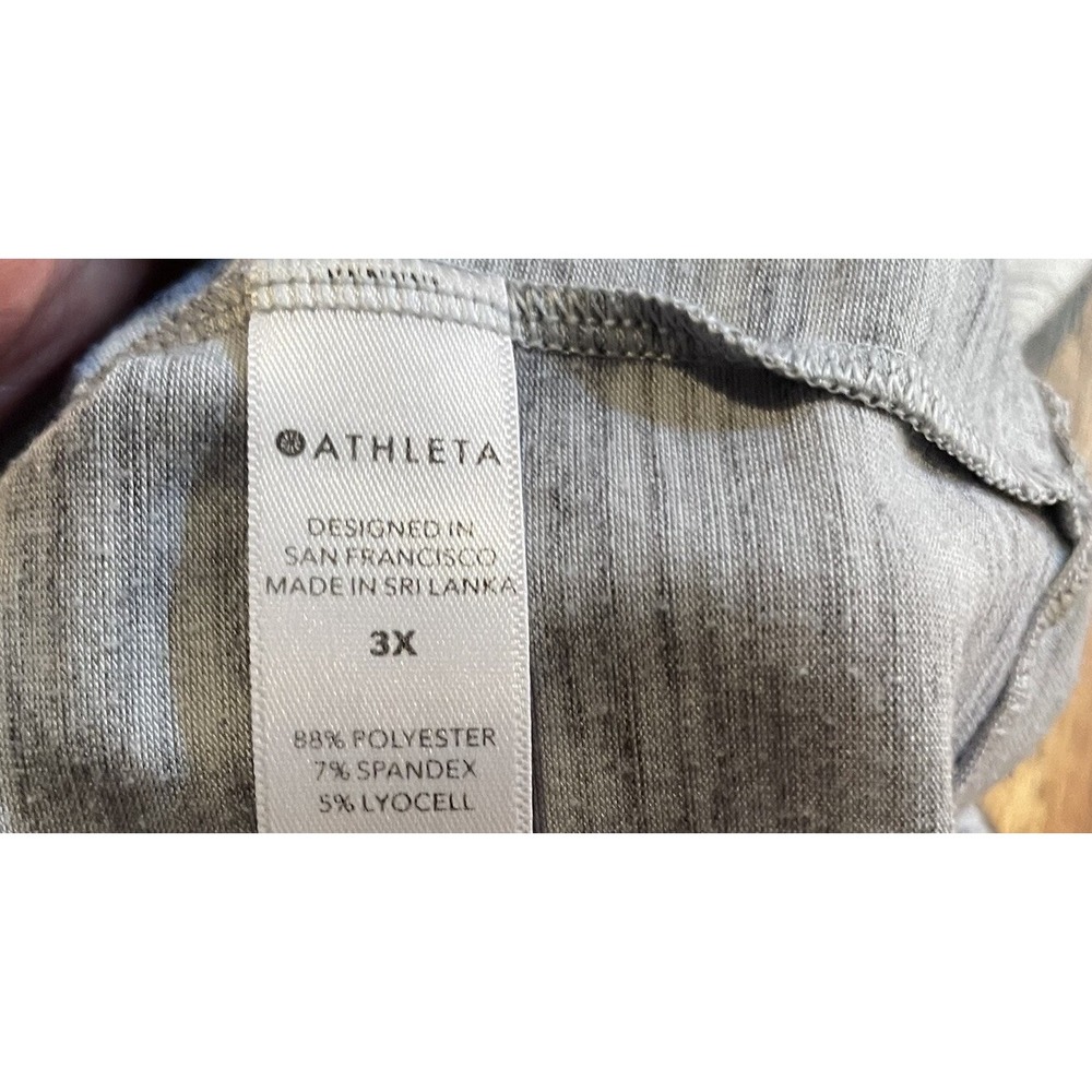 Athleta Top Essence Flow Relaxed Fit Boat Neck Activewear Athletic‎ Womens 3X - Picture 4 of 7